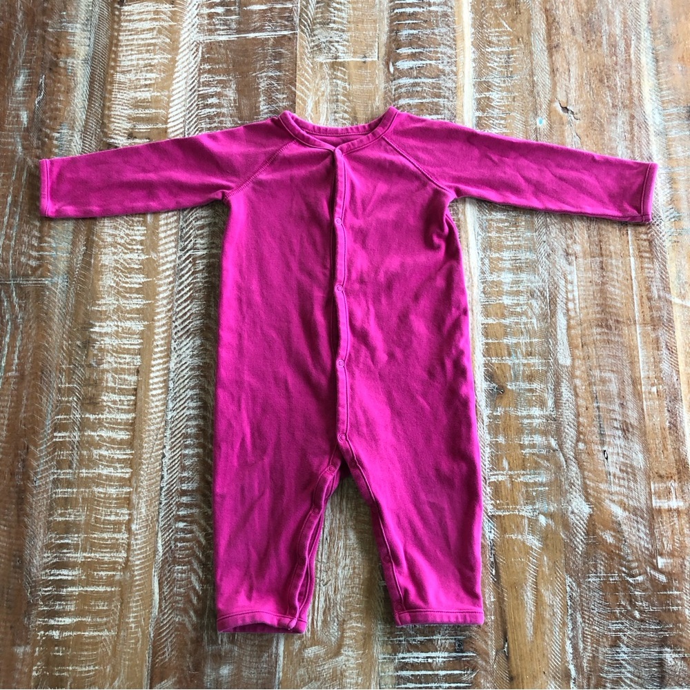 Primary snap up footless sleeper / romper